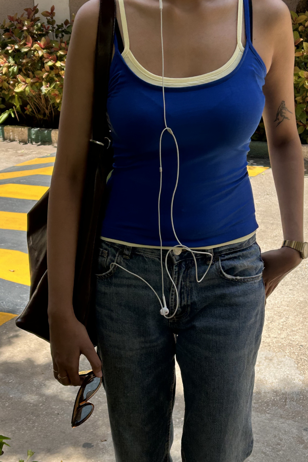 Double Scoop Tank - Cobalt Blue