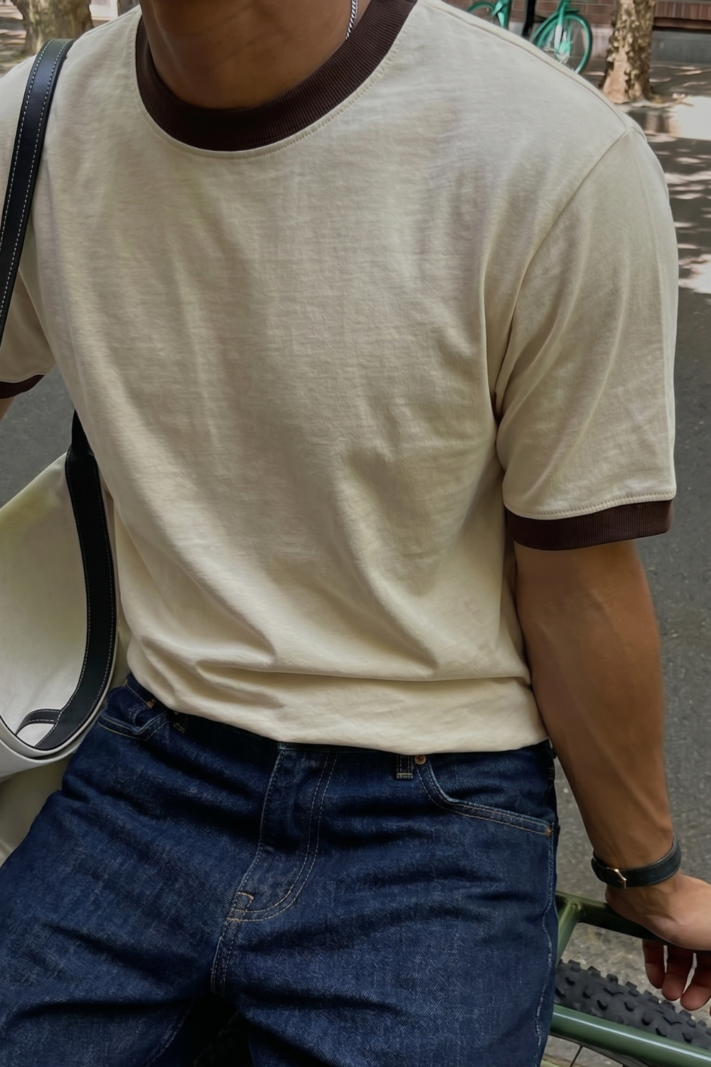 Beach Day Ringer Tee