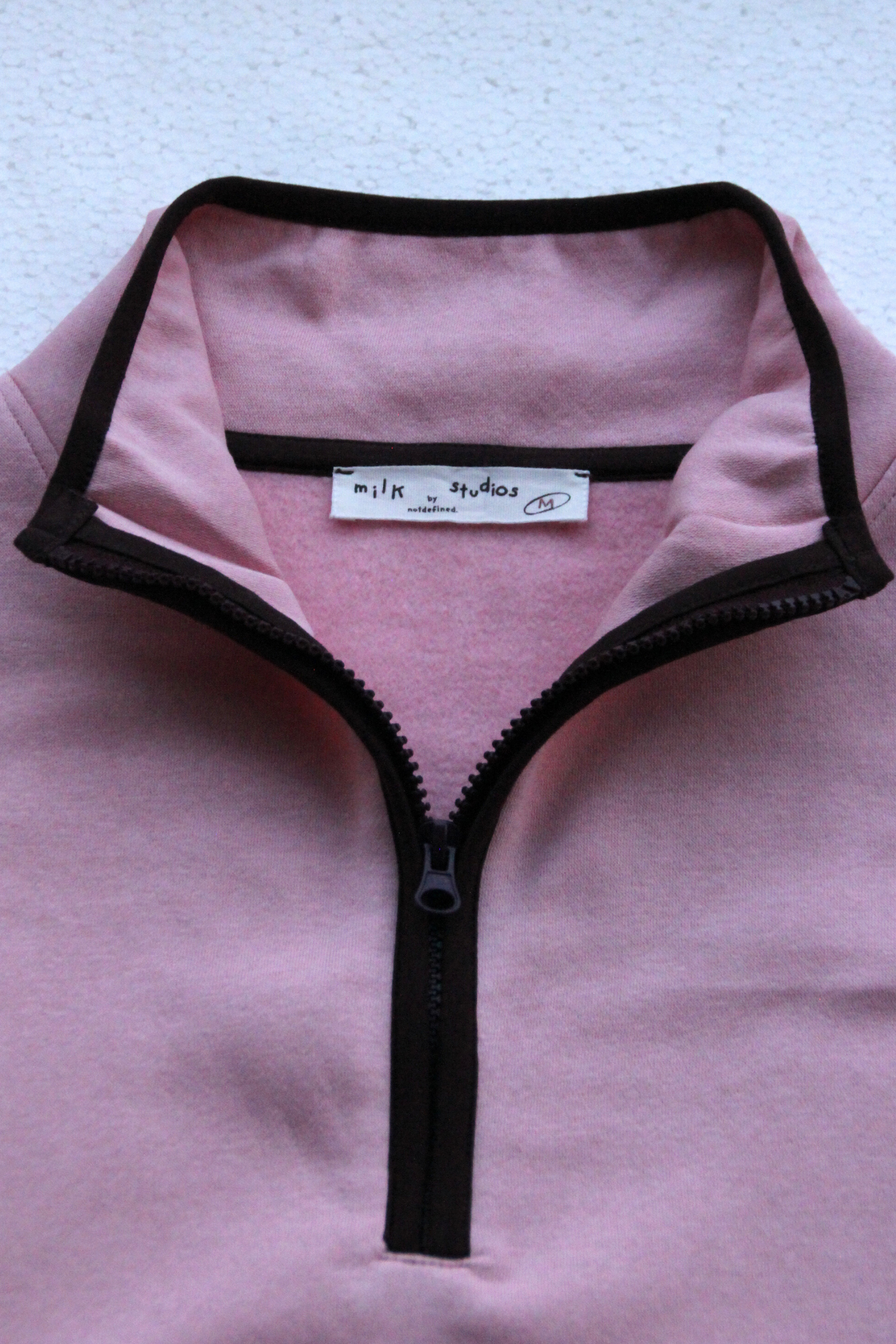 Snow Cone Quarter Zipper Pink
