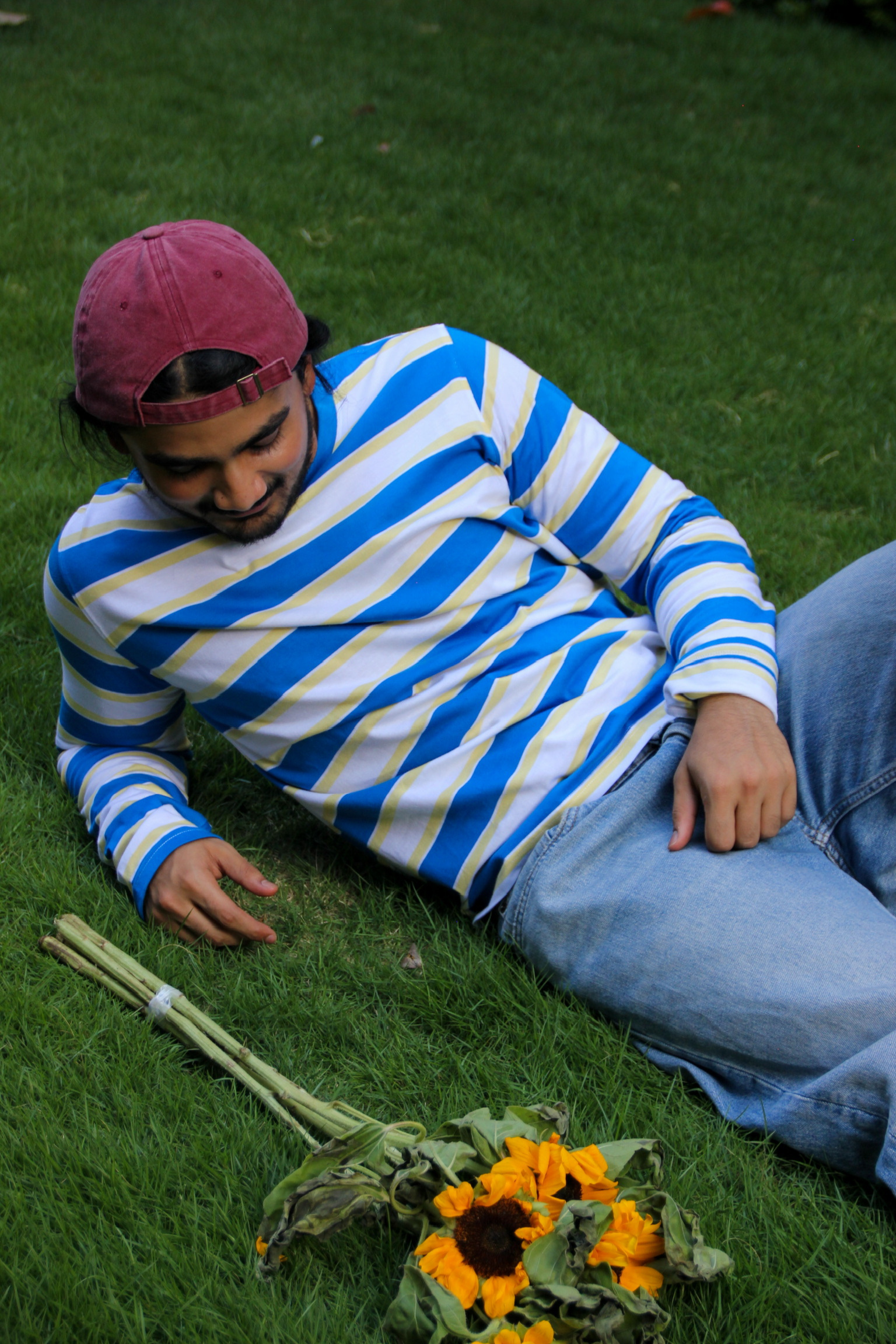 Sun Stripe Long Sleeve Tee