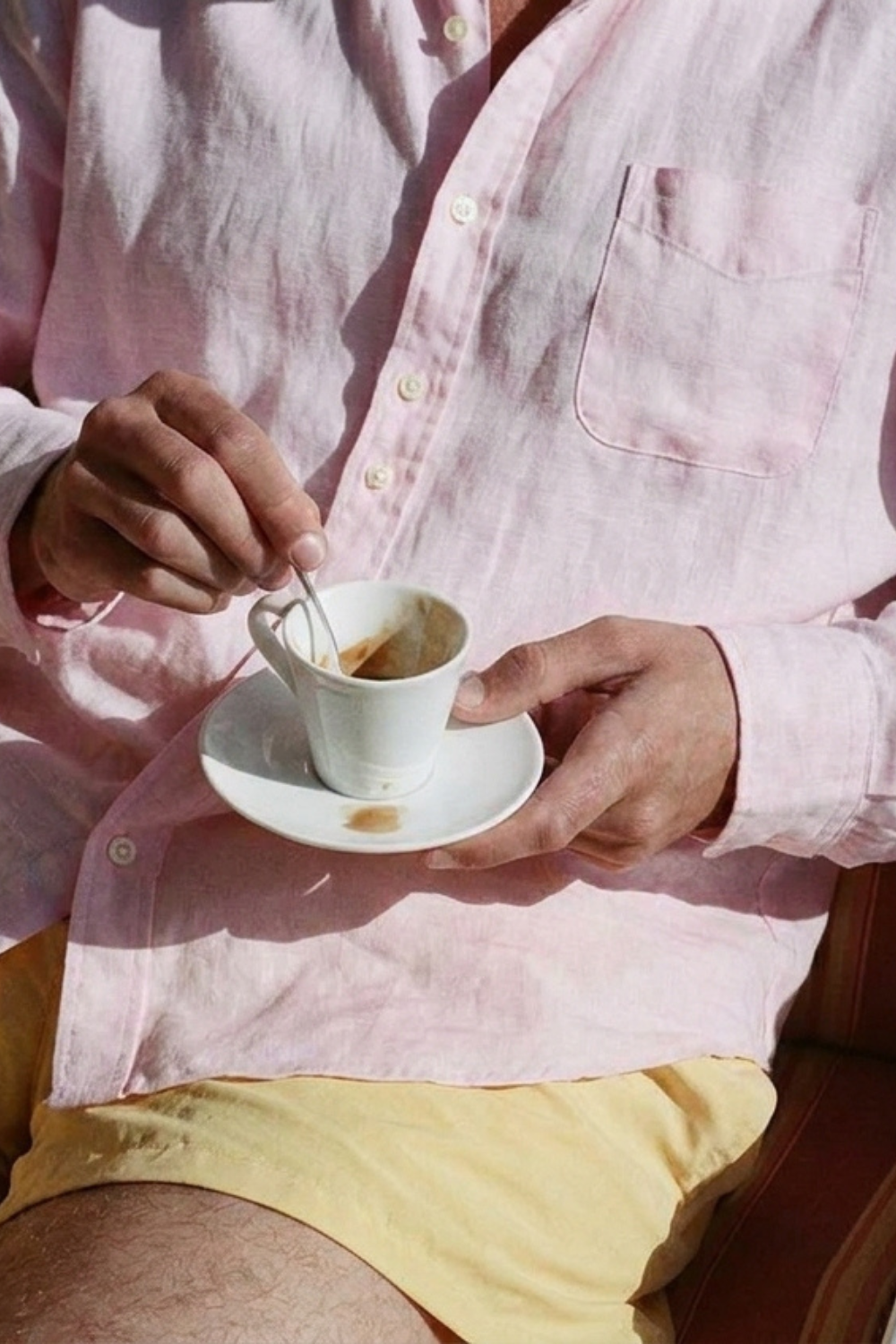 Sunday Sky Linen Shirt - Pink