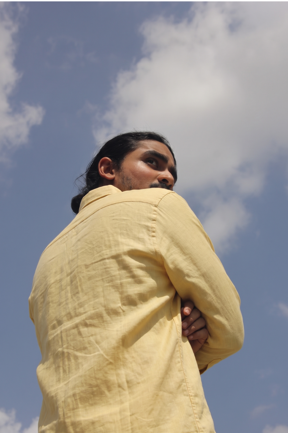 Sunday Sky Linen Shirt - Butter Yellow