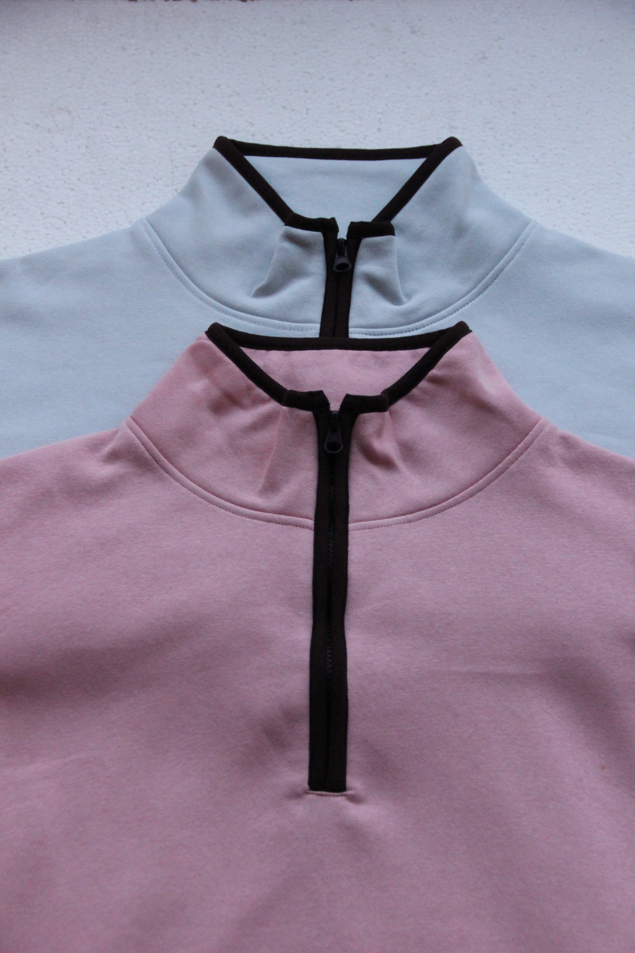 Snow Cone Quarter Zipper Pink