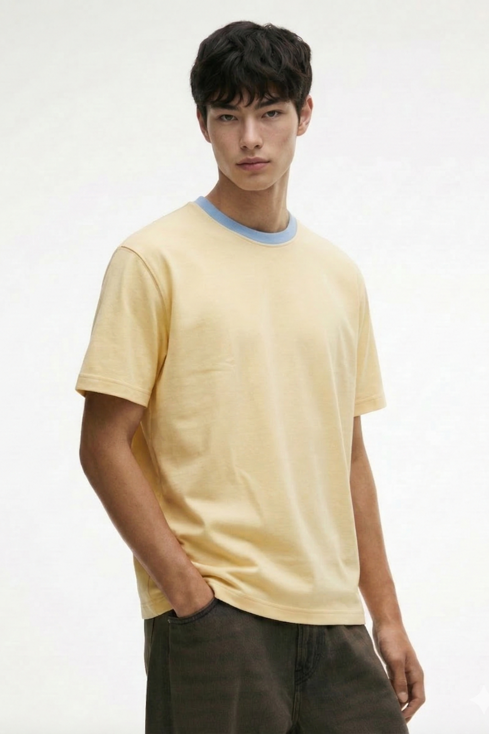Sun and Surf Tee - Blue Rib