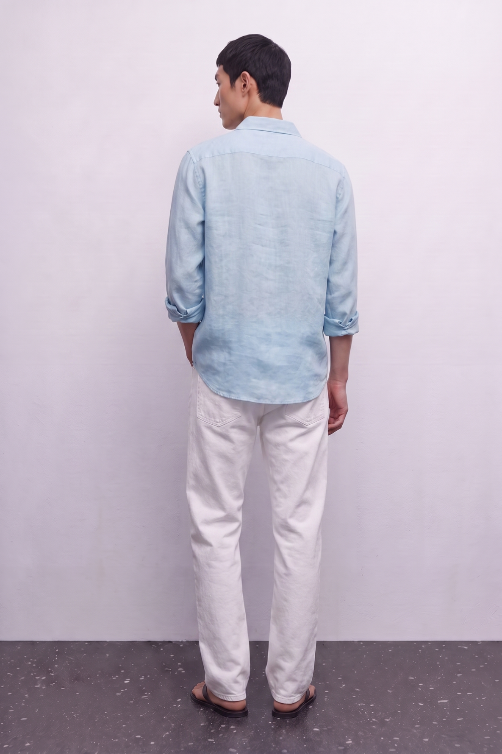 Sunday Sky Linen Shirt - Sky Blue