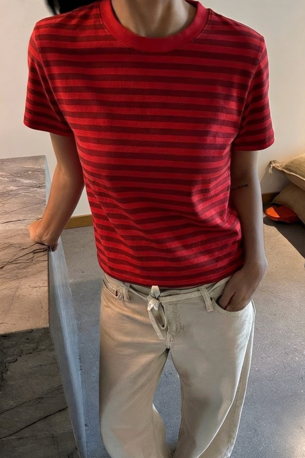 Retro Red Tee