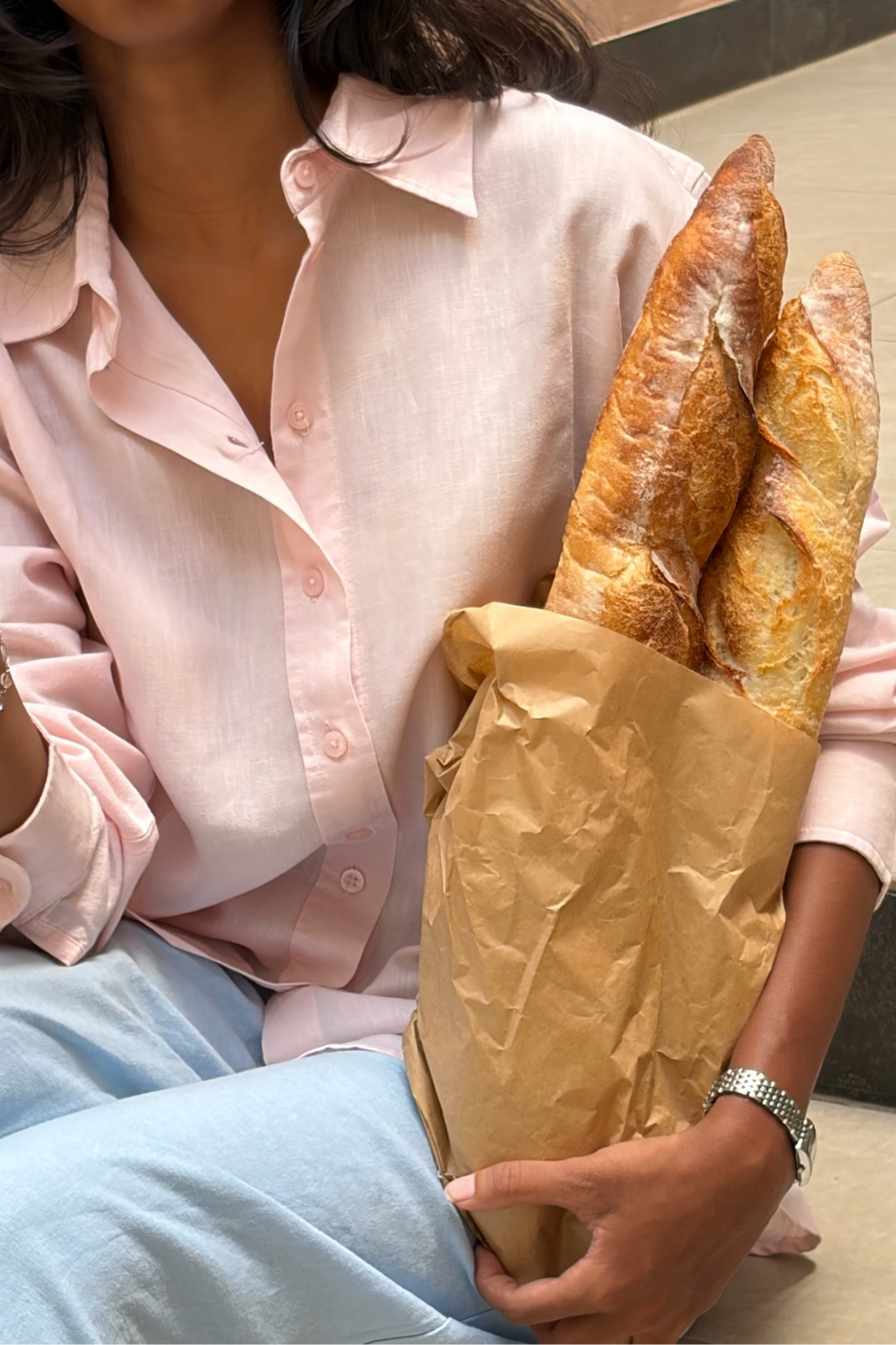 Farmer’s Market Linen Shirt - Pink