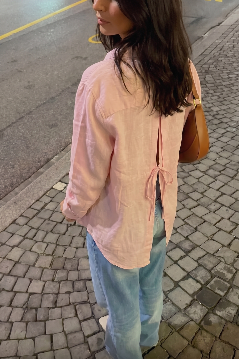 Farmer’s Market Linen Shirt - Pink