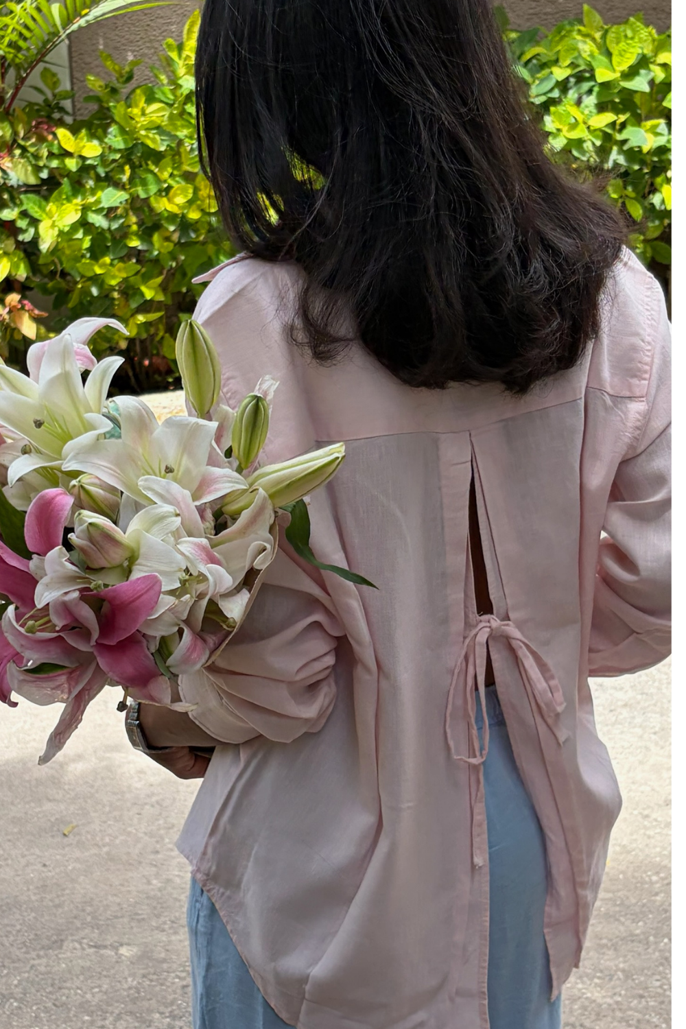 Farmer’s Market Linen Shirt - Pink