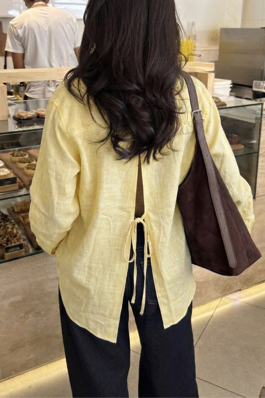 Farmer’s Market Linen Shirt - Butter Yellow alternate view
