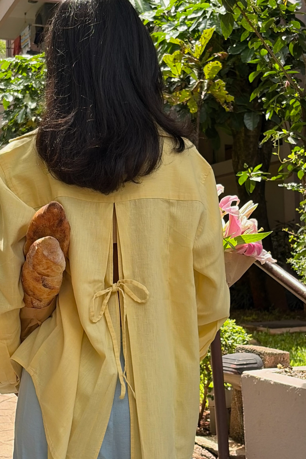 Farmer’s Market Linen Shirt - Butter Yellow