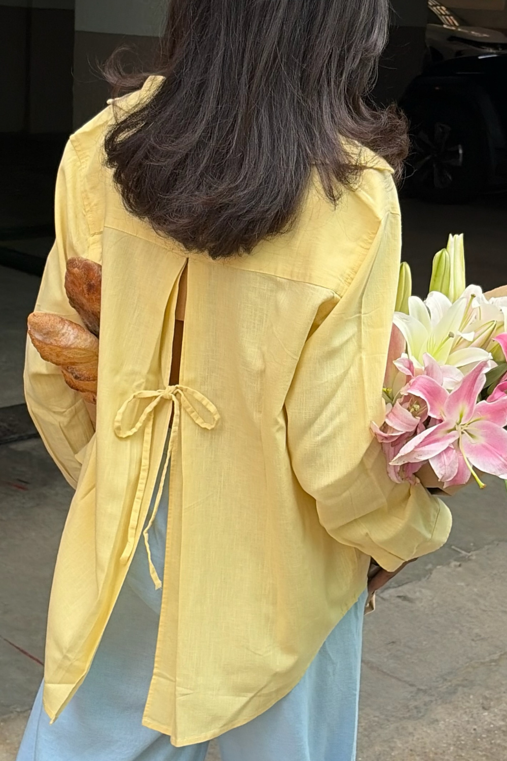 Farmer’s Market Linen Shirt - Butter Yellow