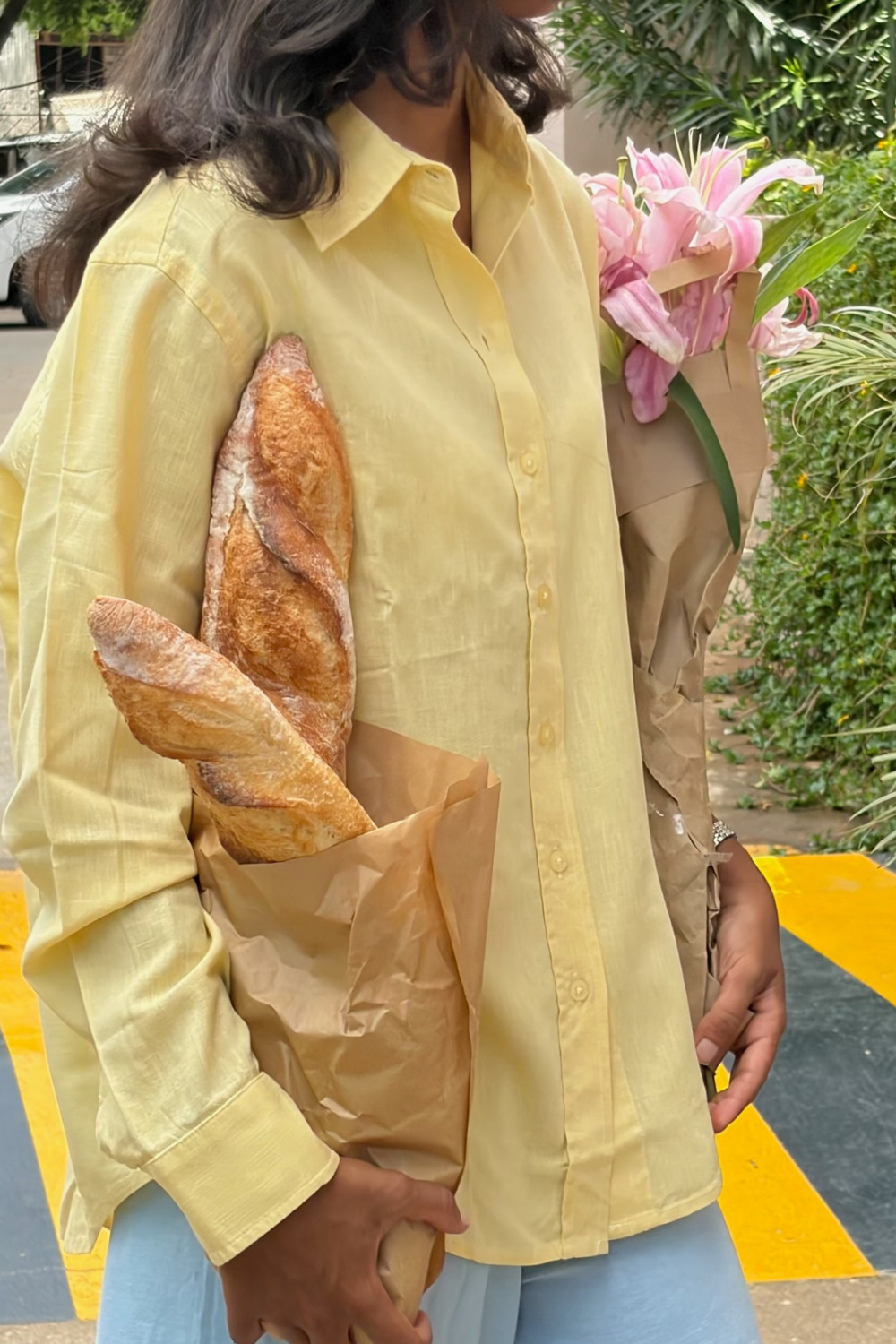 Farmer’s Market Linen Shirt - Butter Yellow