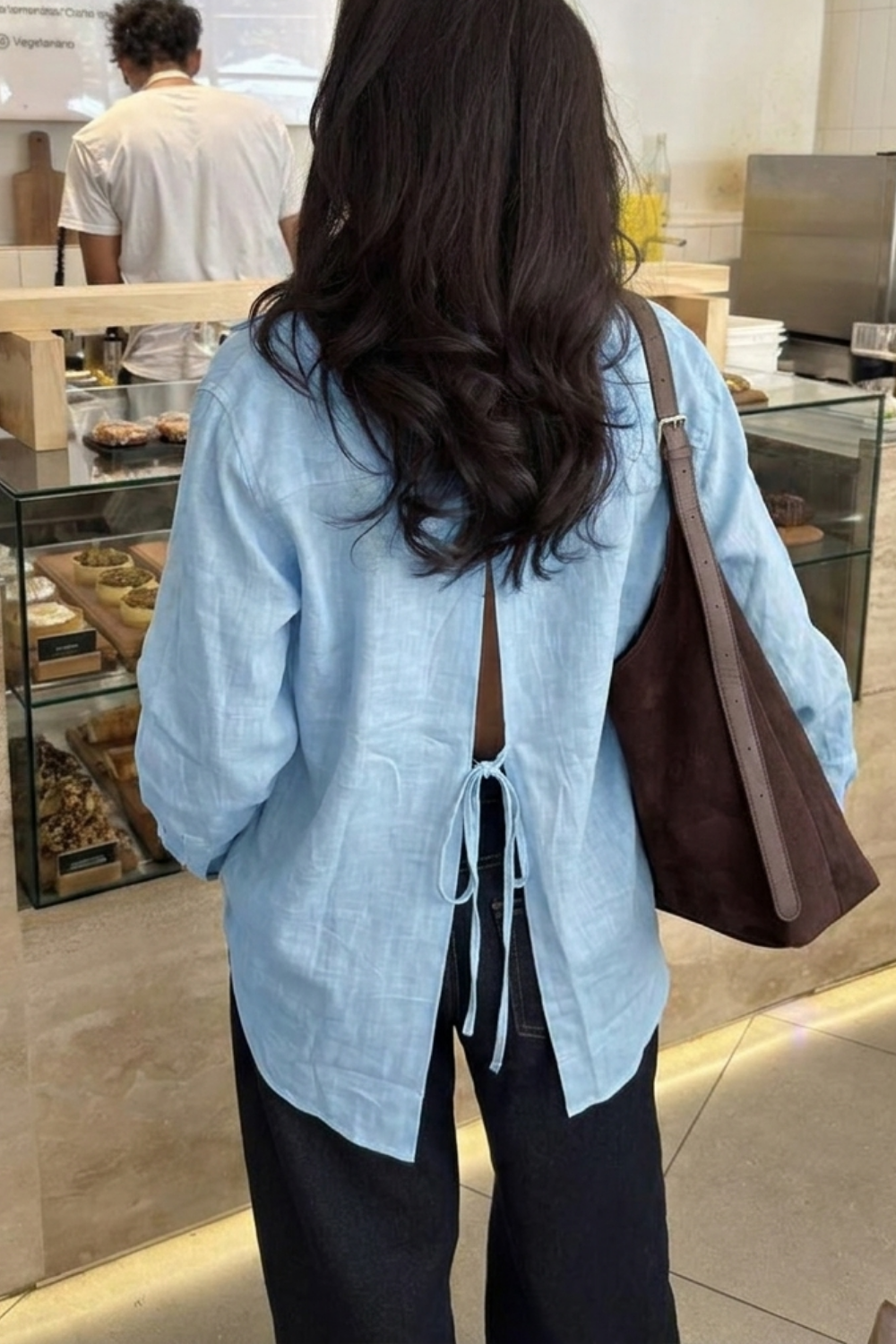 Farmer’s Market Linen Shirt - Sky Blue