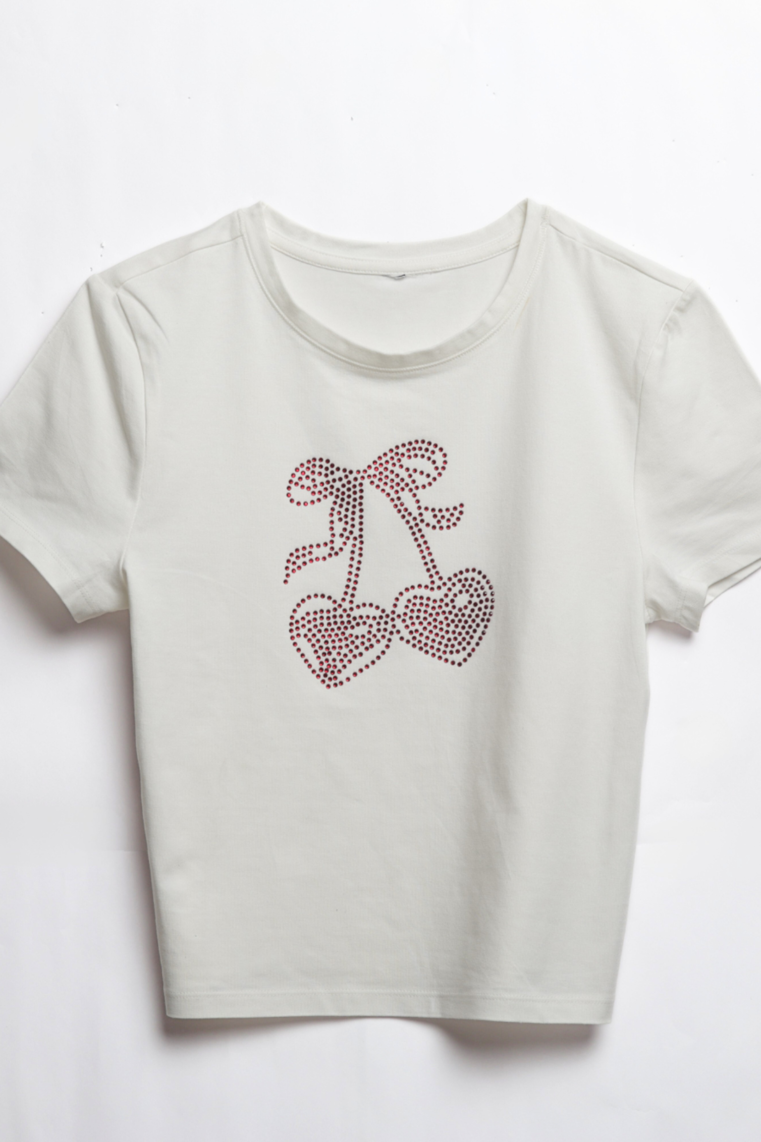 Cherry Hearts Baby Tee