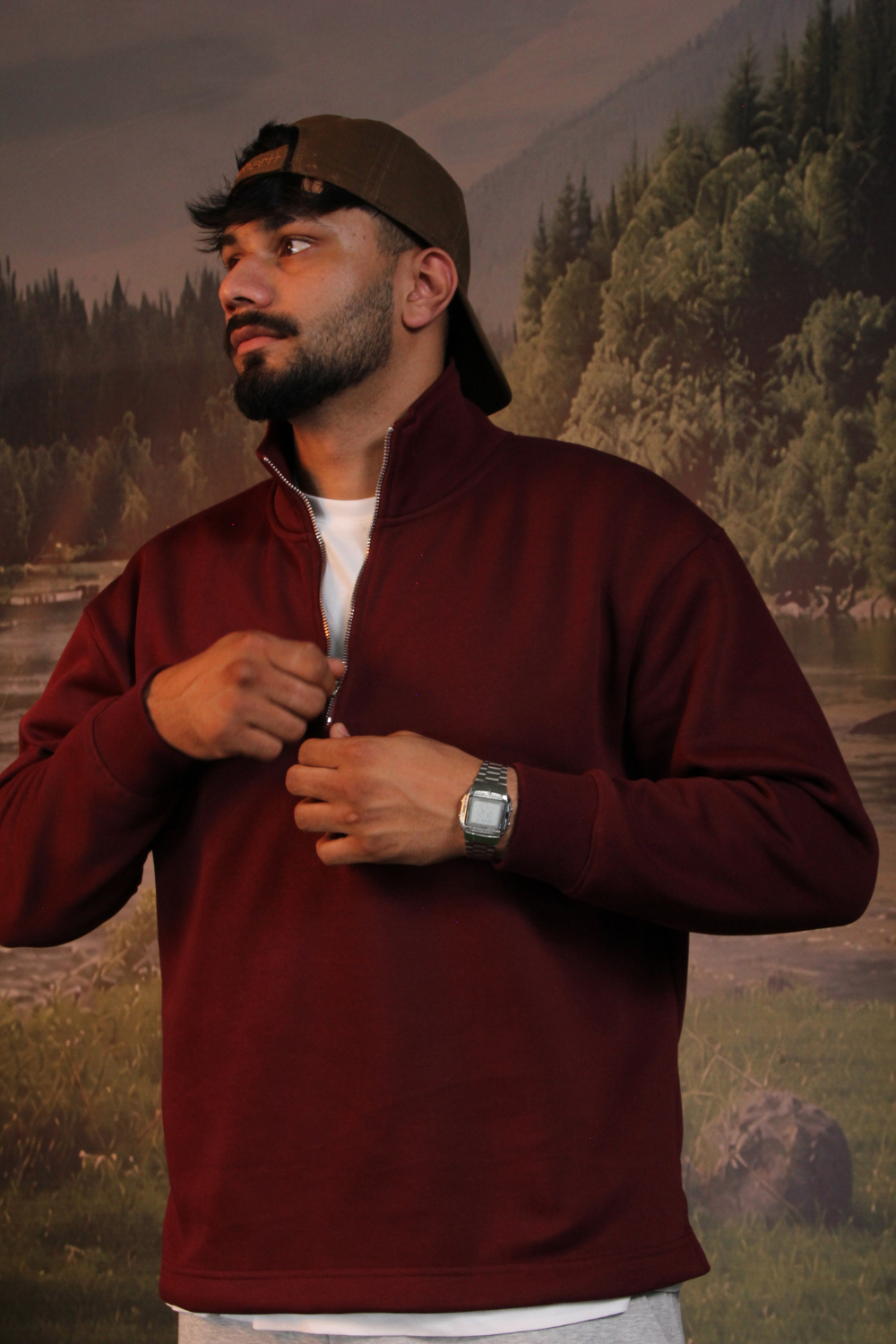 Timber Yard Quarter Zipper