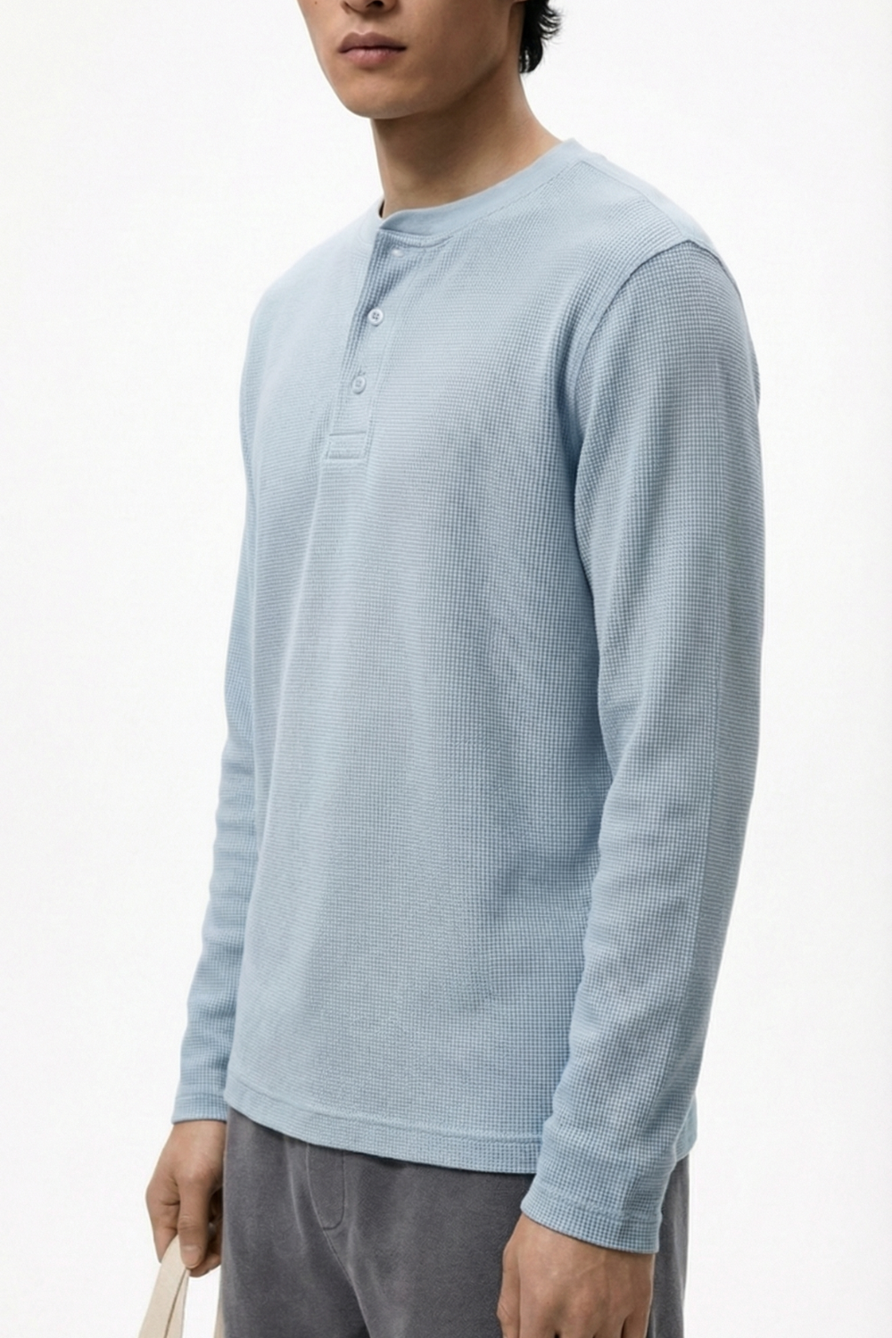 Daybreak Henley - Sky Blue