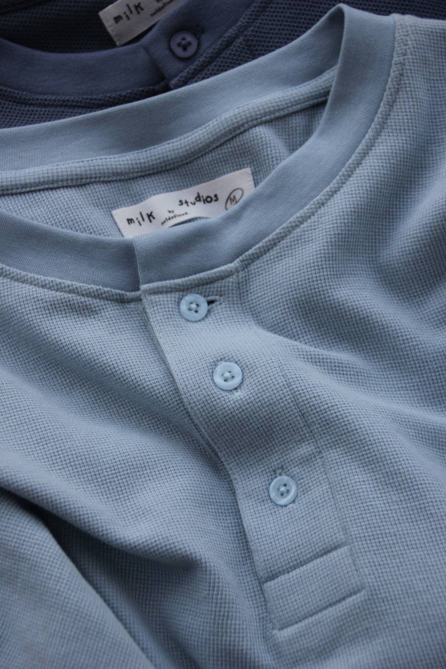 Daybreak Henley - Sky Blue alternate view