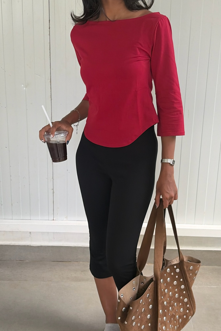 The 3/4th Sleeve - Red