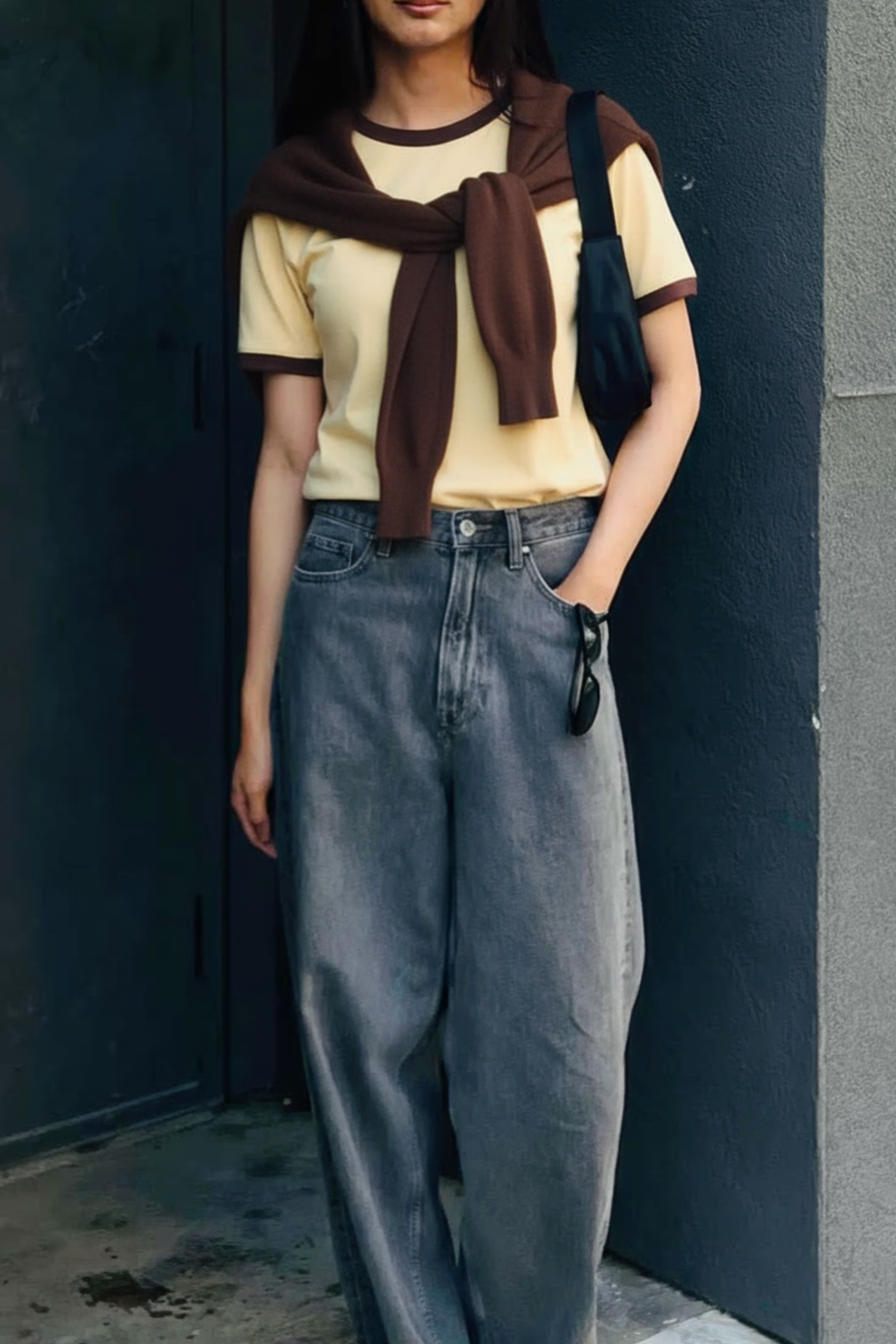 Banana Split Ringer Tee