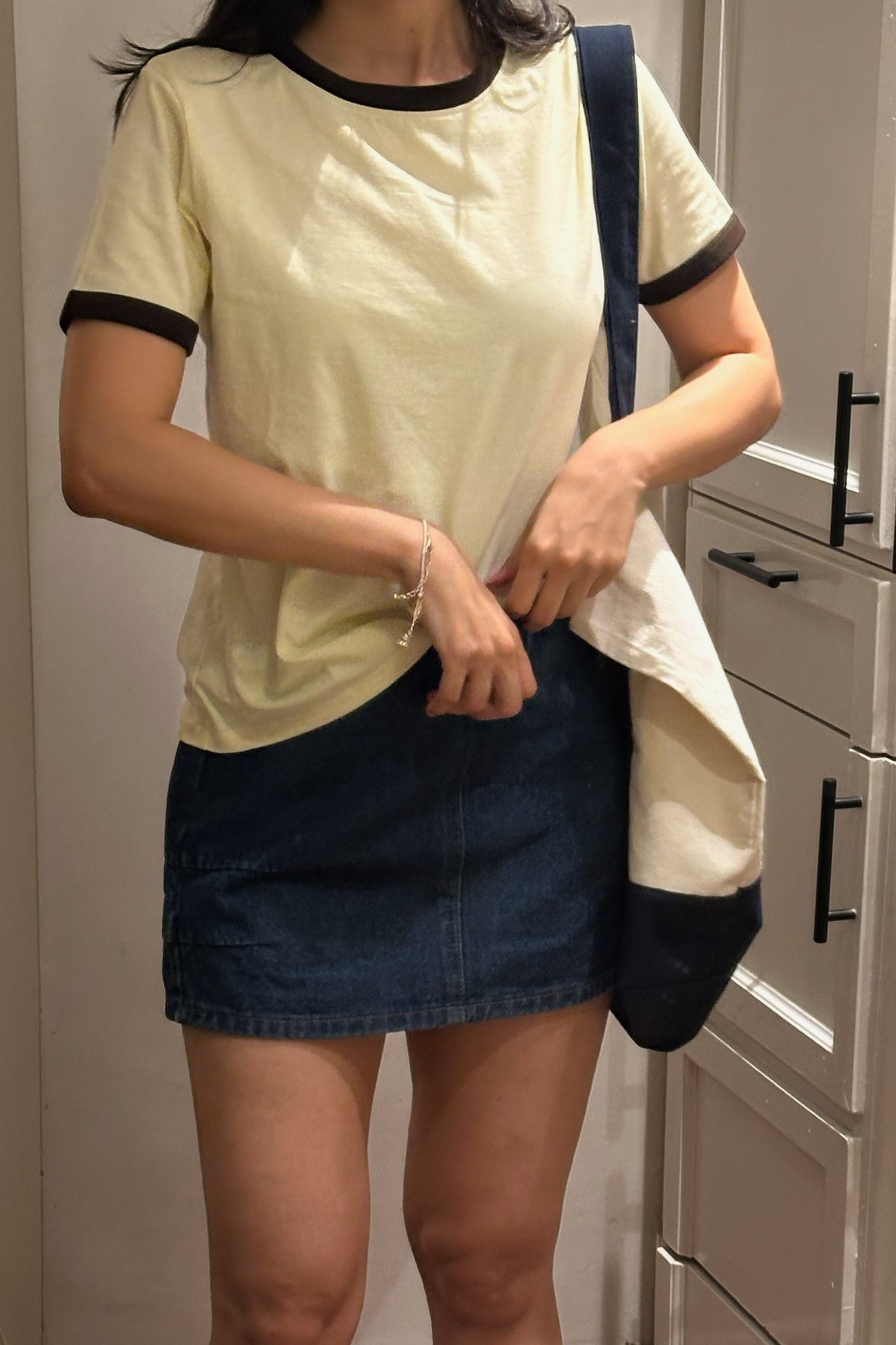 Banana Split Ringer Tee