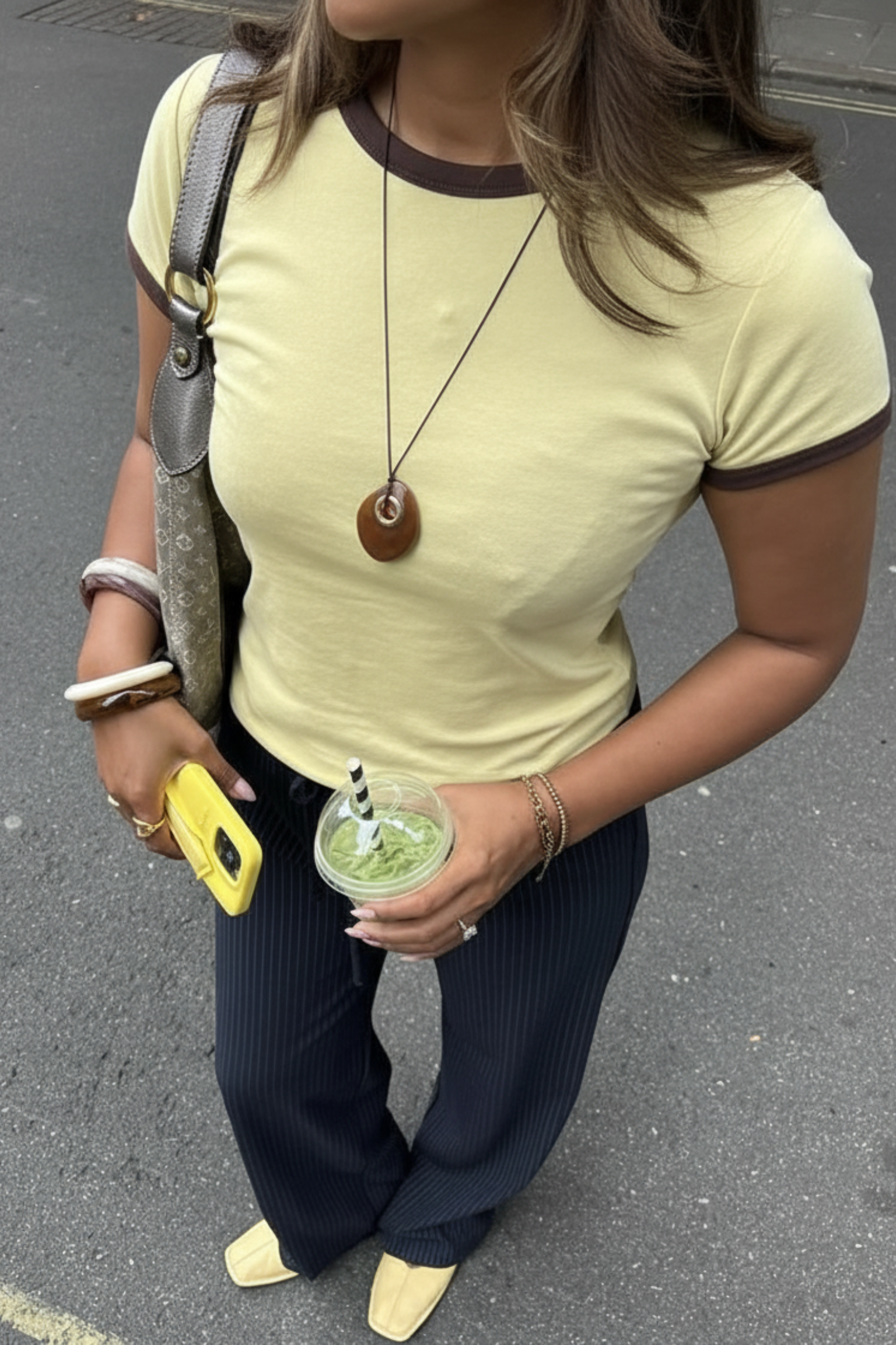 Banana Split Ringer Tee