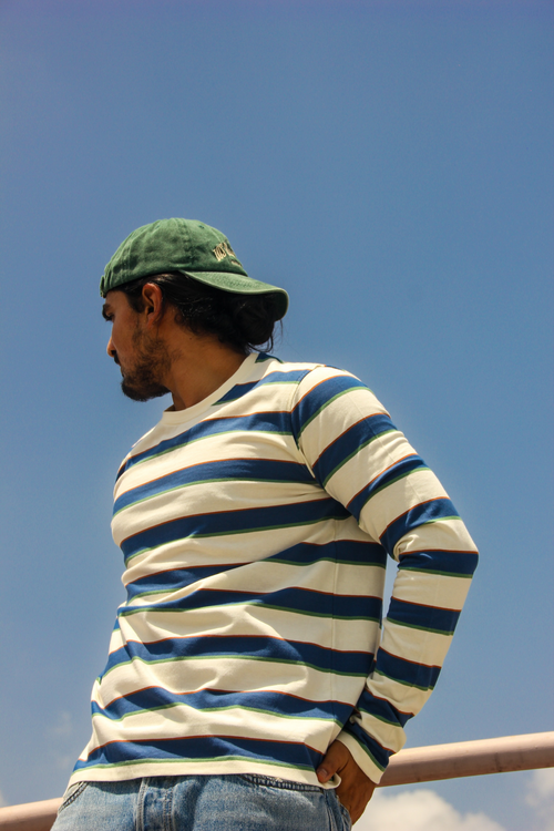 Campstripe Long Sleeve Tee