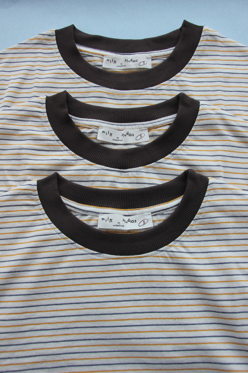 Burnt Toast Stripe tee