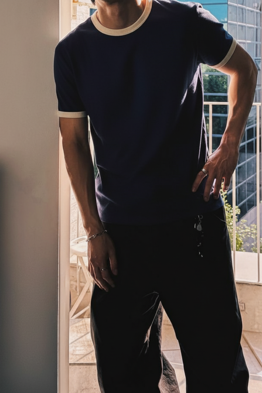 Diner Booth Ringer Tee