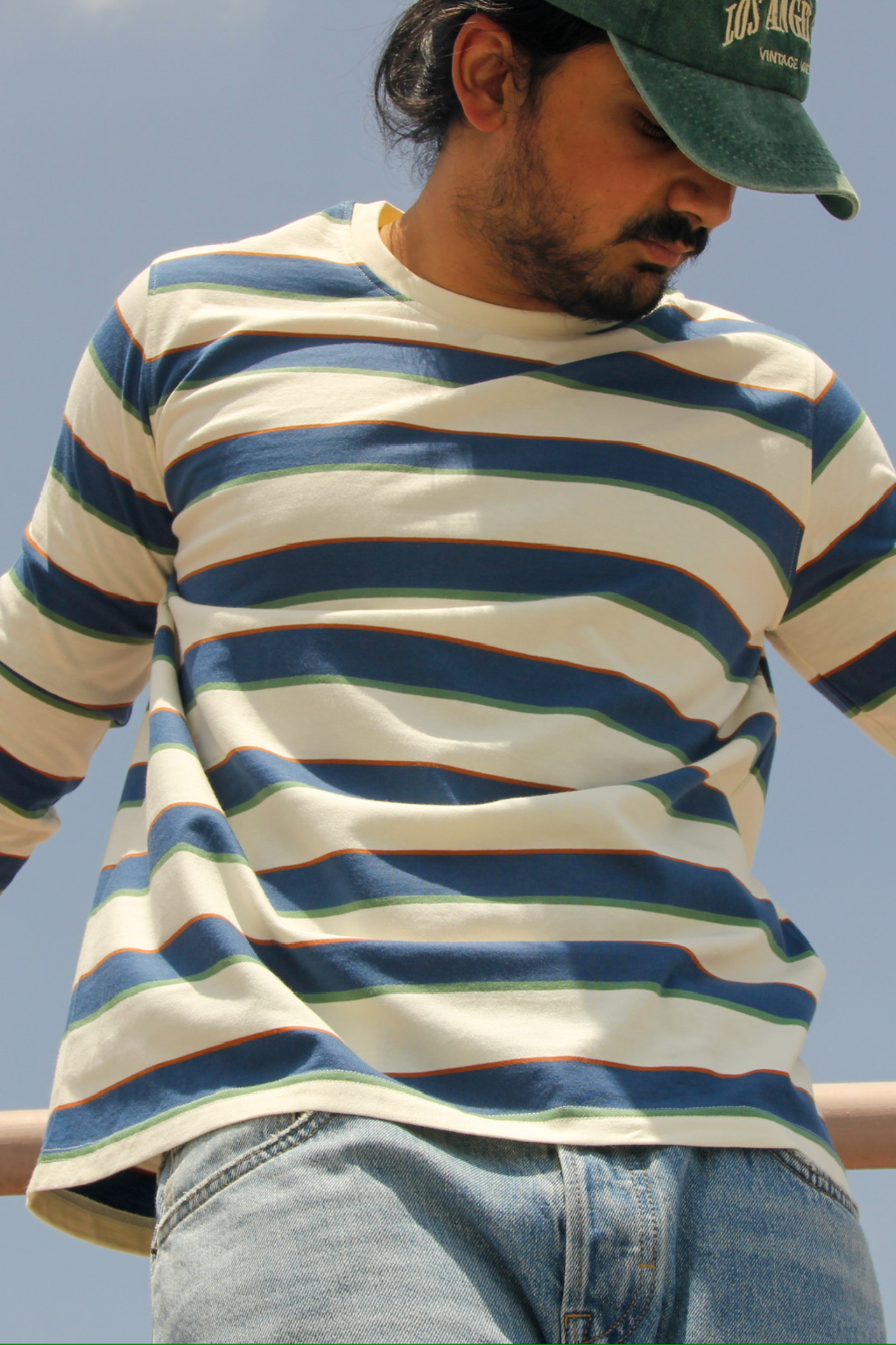 Campstripe Long Sleeve Tee