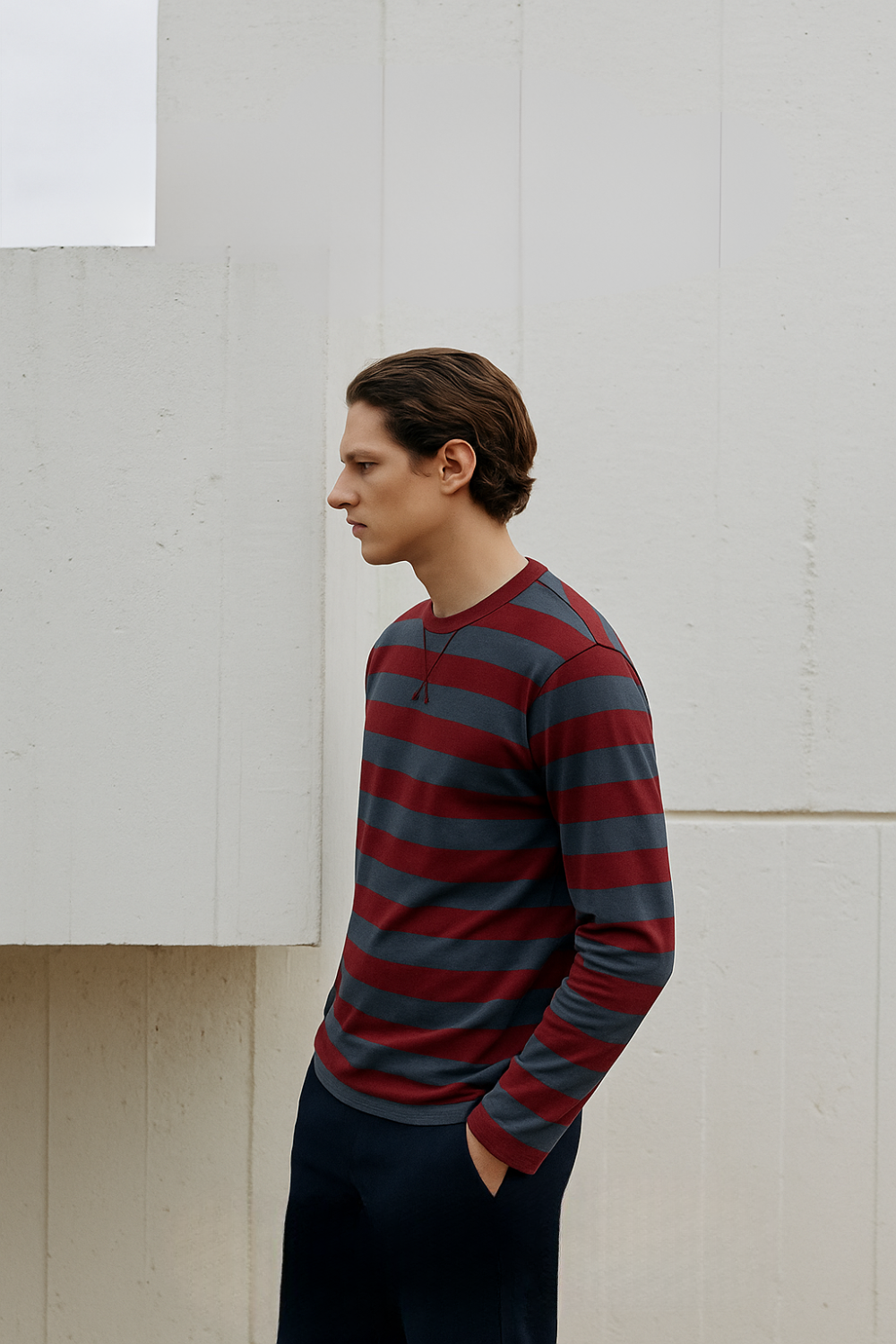 Lake Side Long Sleeve - Maroon