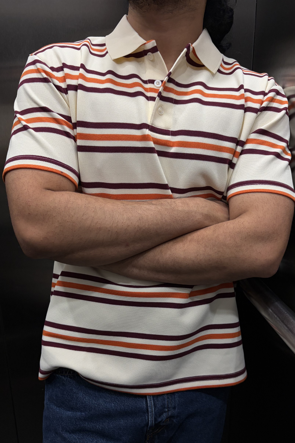 Marmalade Stripe Polo
