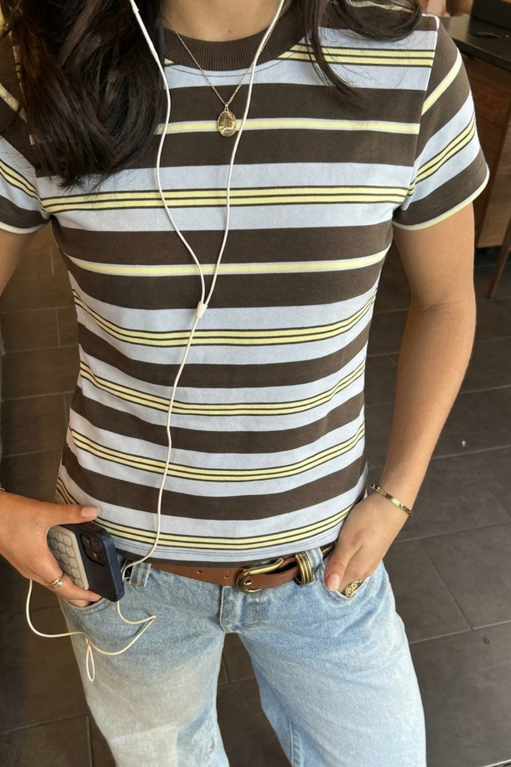 Butter and Jam Striped Tee - Women