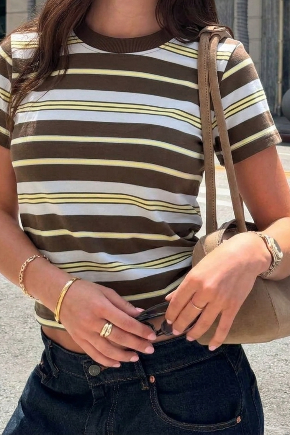 Butter and Jam Striped Tee - Women