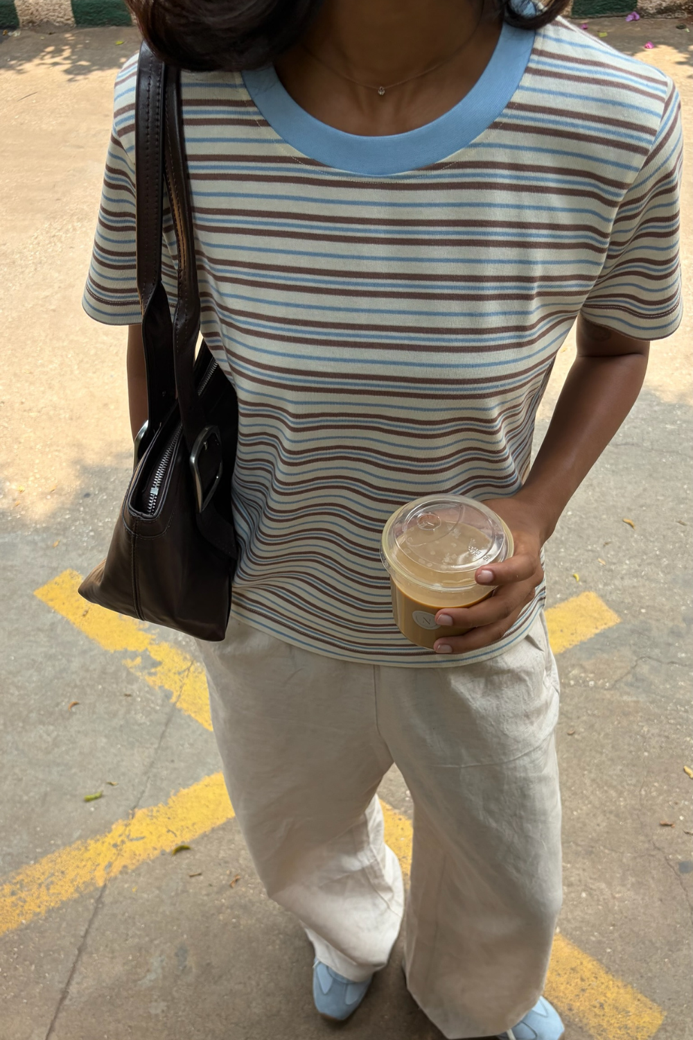 Cream Soda Stripe Tee