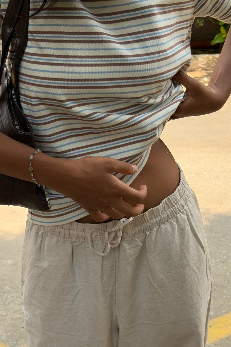 Cream Soda Stripe Tee alternate view