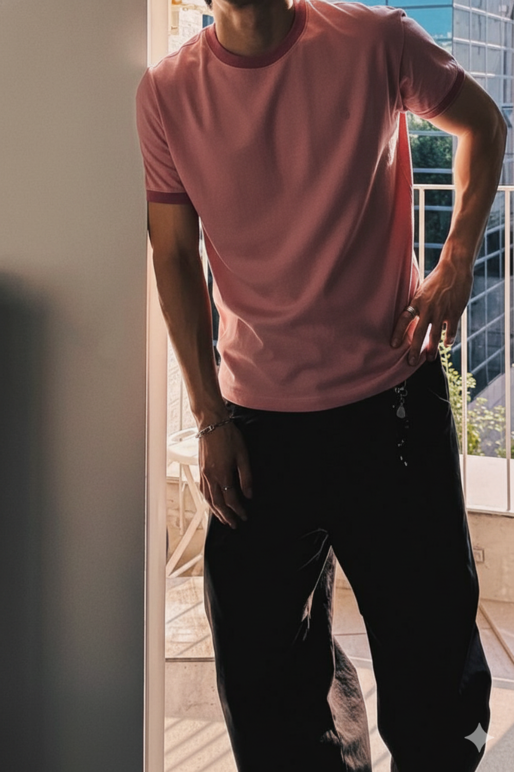 Pink Lemonade Ringer Tee