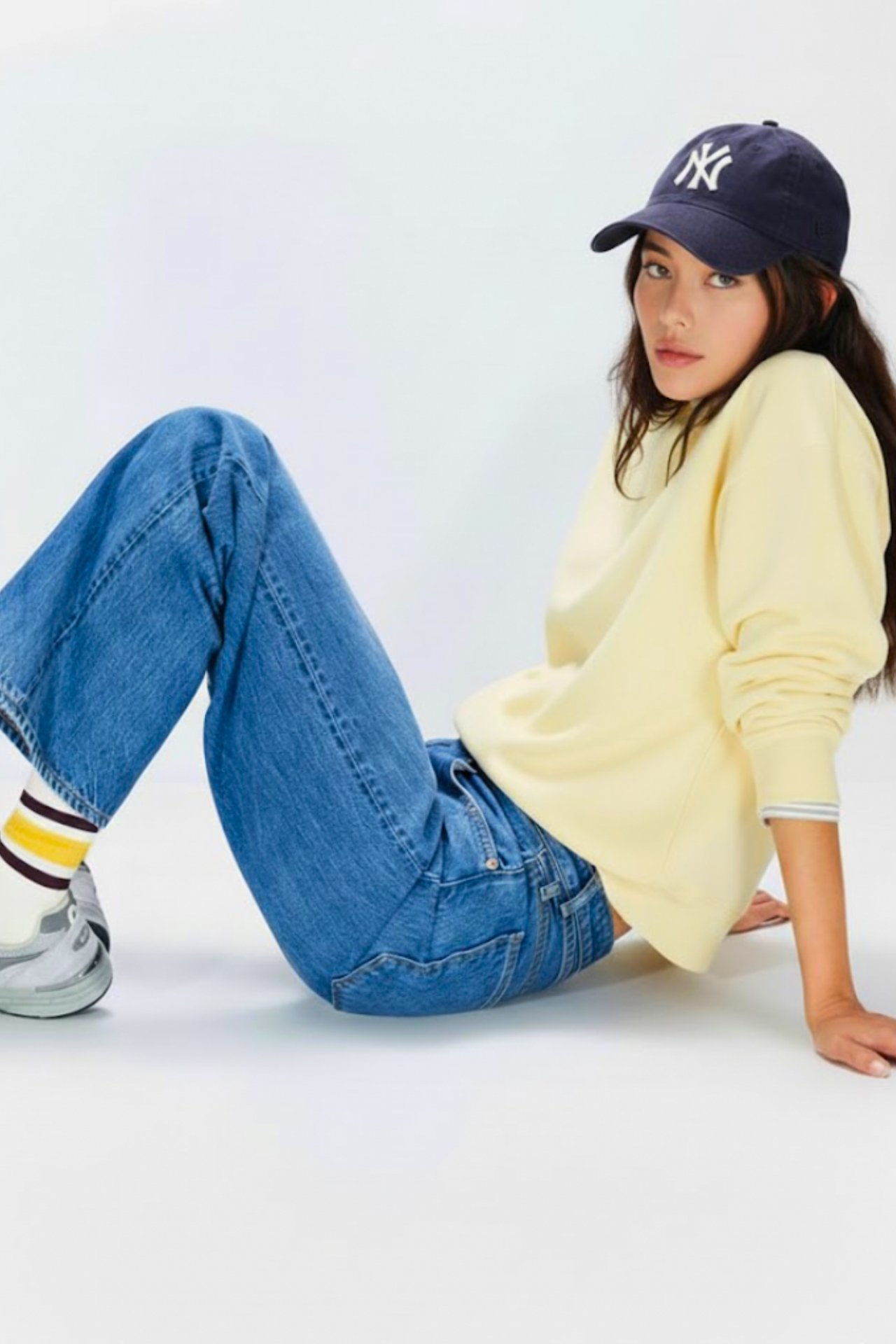 Butter Cream Quarter Zipper