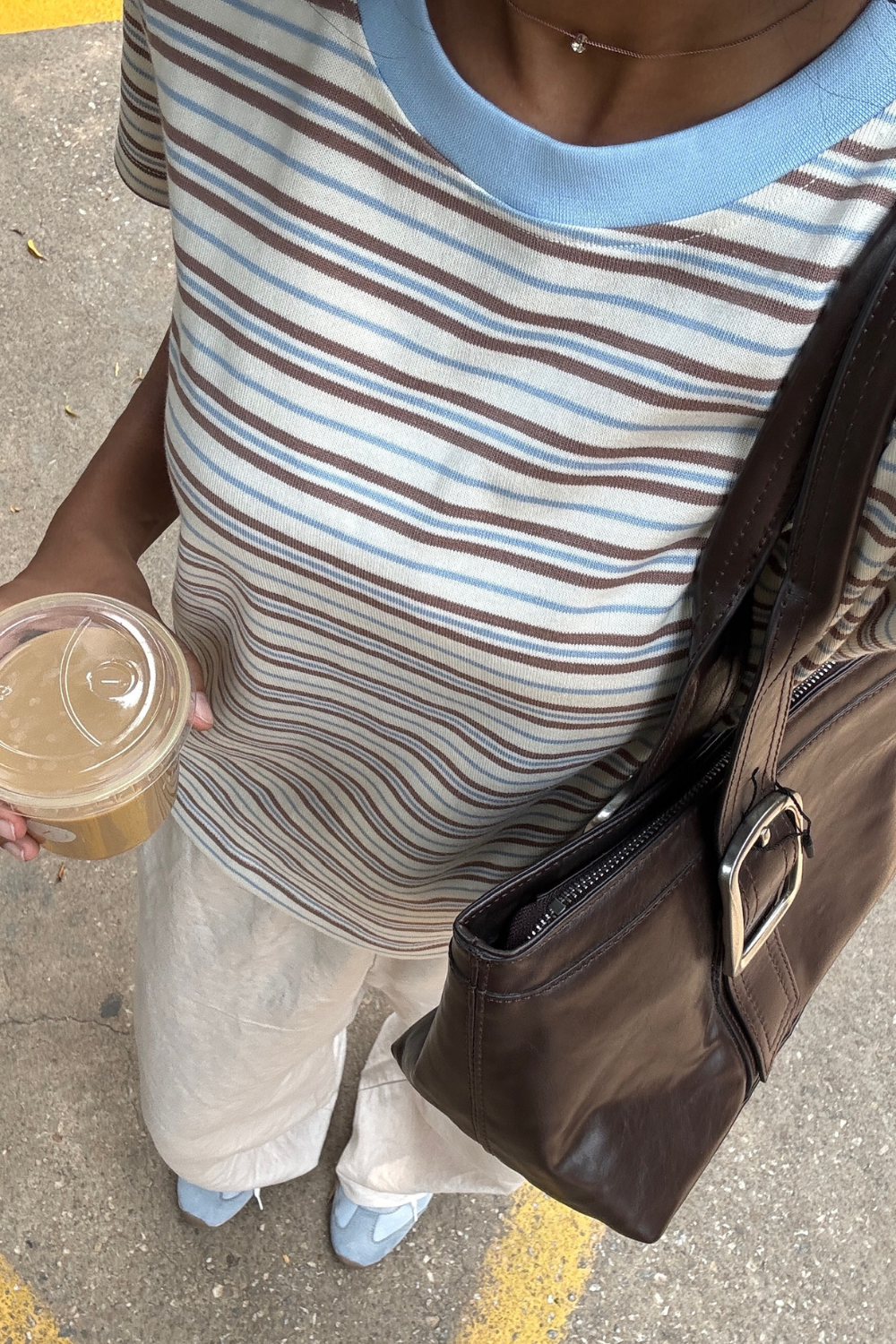 Cream Soda Stripe Tee