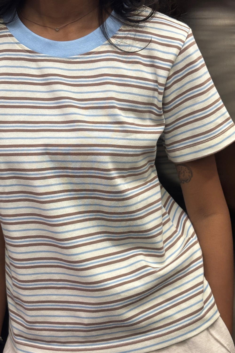 Cream Soda Stripe Tee