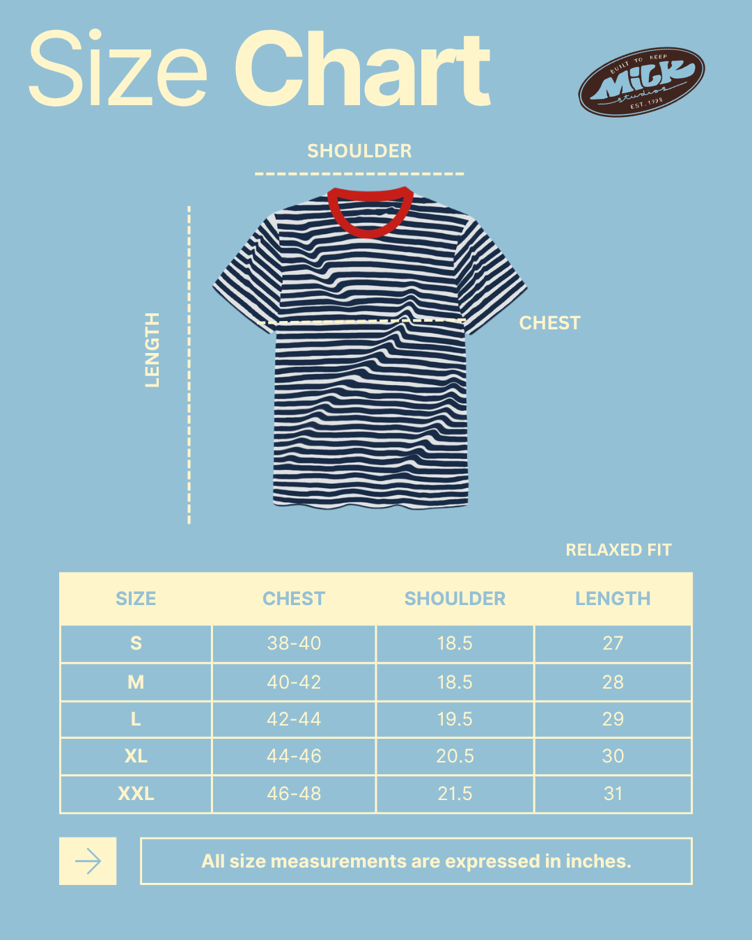 Slow Tide Stripe Tee