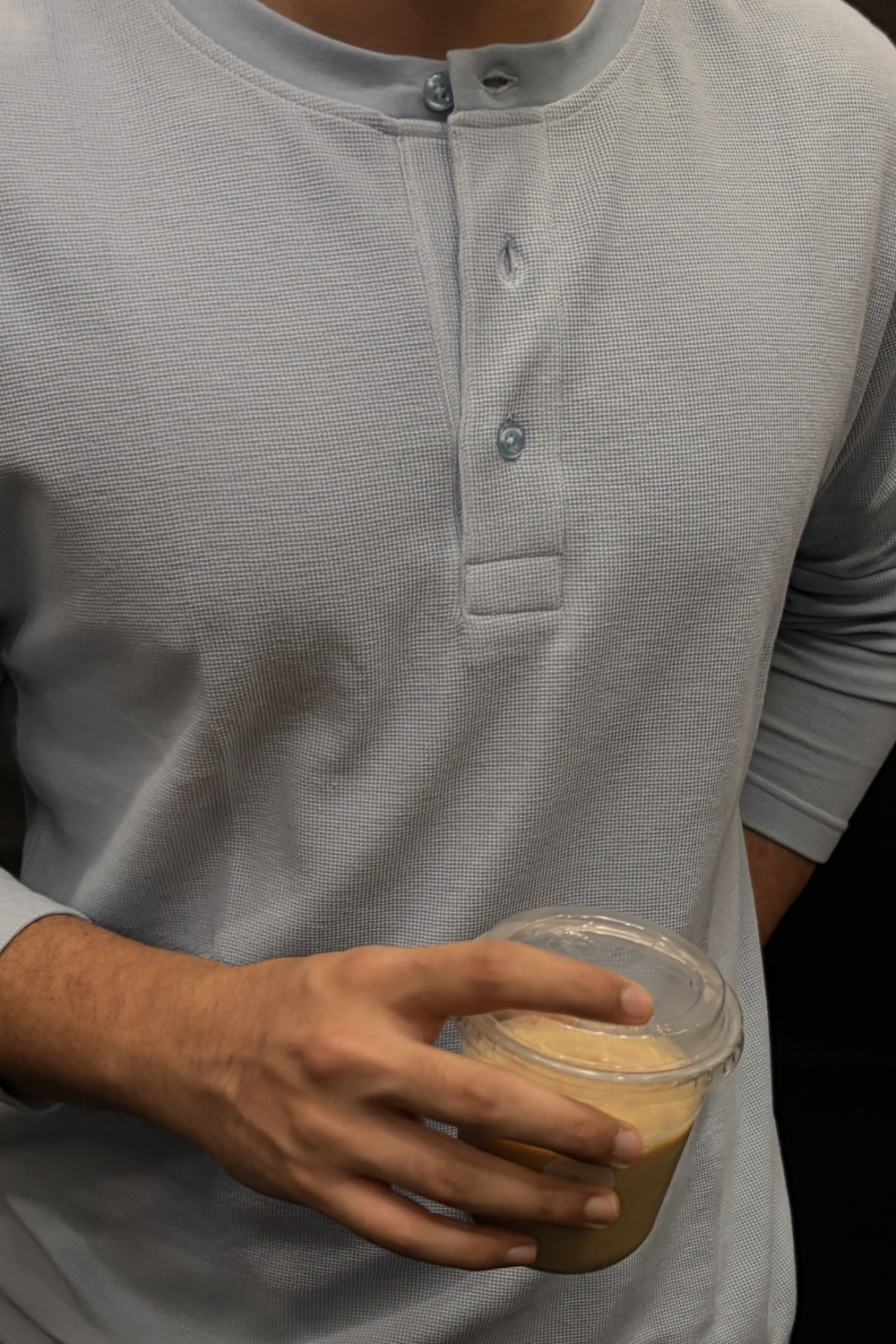 Daybreak Henley - Sky Blue